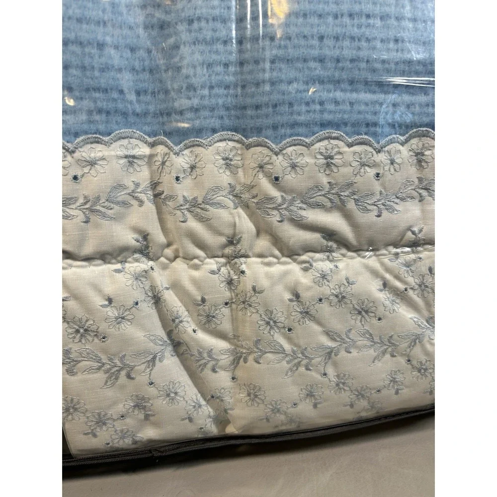 Fieldcrest European Lace Trim Blanket Full Size Creslan Acrylic NOS 80